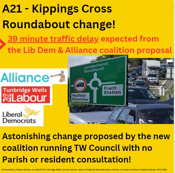 A21 roundabout image