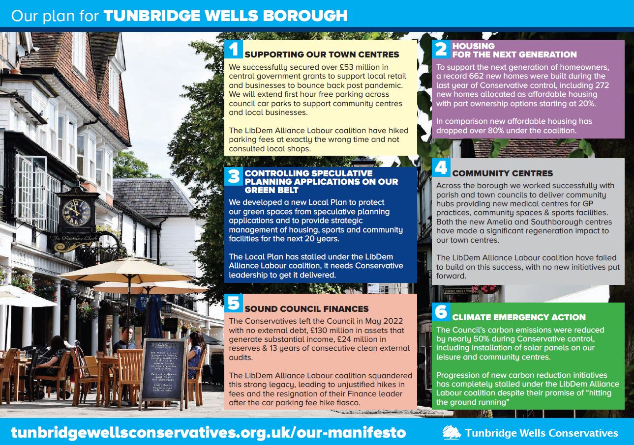 Pantiles and St. Mark's election leaflet page 2