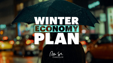 Chancellor of the Exchequer, Rishi Sunak on the Winter Economy Plan